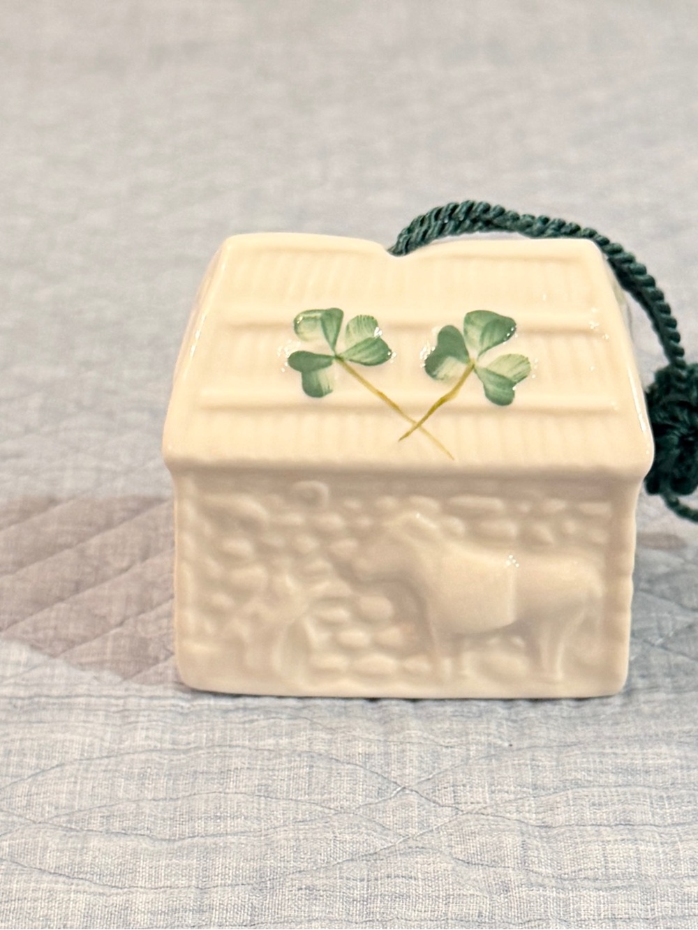 Belleek Foleys Forge Annual Bell Ornament